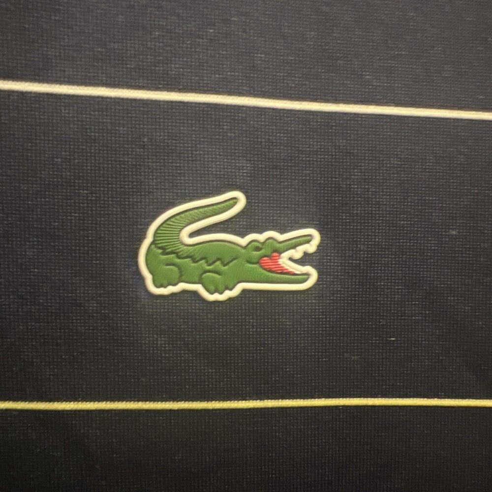 LACOSTE SPORT TECHNICAL PIQUE MEN'S TENNIS POLO SHIRT POLYESTER SILICONE LOGO